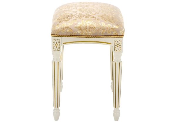 Банкетка Беттино патина золото, бежевый