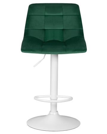 Стул барный TAILOR WHITE зеленый велюр MJ9-88
