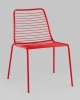 Стул Дели металл красный