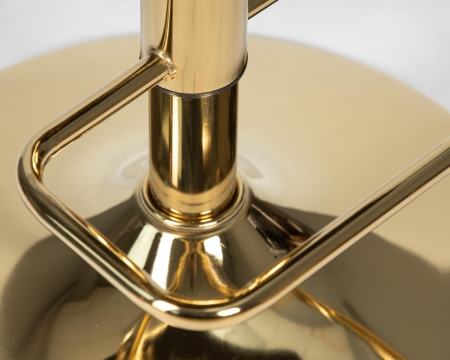 Набор 2 шт Стул барный CHARLY GOLD, черный велюр (MJ9-101)