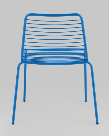 Стул Дели металл голубой