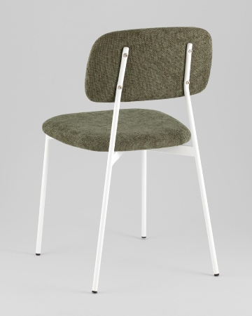 Стул Chao зеленый белые ножки 4 шт.