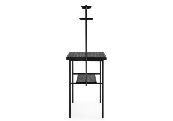 Барный стол Сари 120х50х171 дпк графит, черный