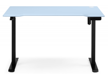 Компьютерный стол Маркос 120х75 голубой, черный