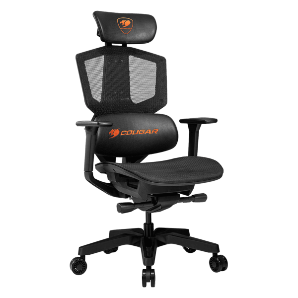 Кресло компьютерное игровое Cougar ARGO One черный-оранжевый