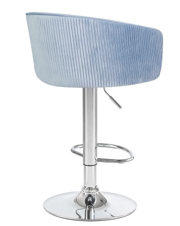 Стул барный DARCY серо-голубой велюр 1922-6