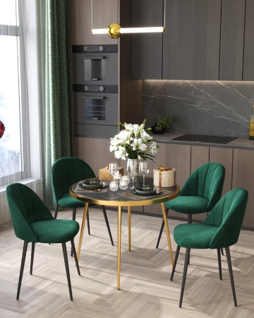 Стул Логан SN велюр зелёный