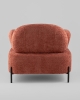 Кресло Кэнди ткань букле коралловый