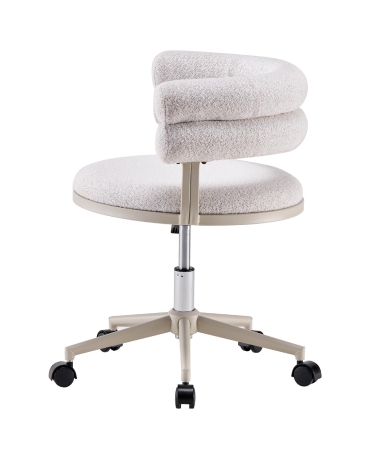 Кресло офисное Ponty светло-серое с серыми ножками