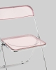 Стул Fold Pink складной розовый
