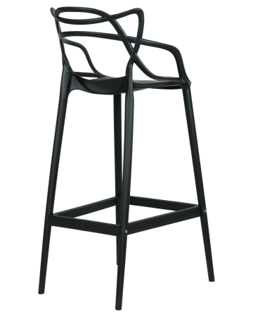 Набор 4 шт Стул барный MASTERS BAR, черный (B-03)