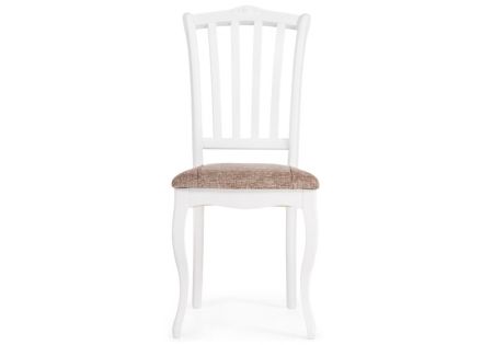 Стул деревянный Виньетта белый, лайн белый люкс