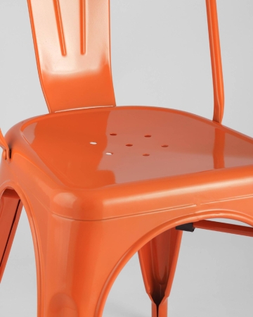 Стул TOLIX оранжевый глянцевый