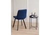 Стул на металлокаркасе Чилли синий, черный