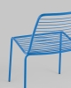 Стул Дели металл голубой