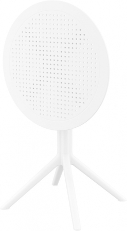 Стол пластиковый складной Siesta Contract Sky Folding Table Ø60 белый