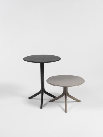 Стол пластиковый обеденный Spritz + Spritz Mini черный