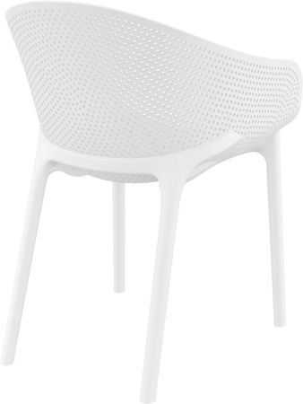 Кресло пластиковое Sky Pro белое