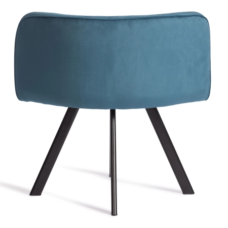 Комплект (стол, 4 стула) QUADRON (mod. PT14) синий