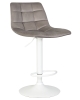 Стул барный TAILOR белый серый велюр MJ9-75