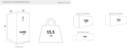 Стол пластиковый Siesta Contract Sky Table 80 бежевый