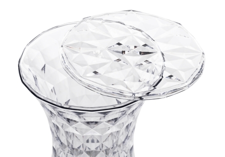 Журнальный стол Button 30x47 прозрачный