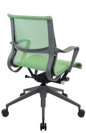Премиум кресло Chicago серый сетка зеленый