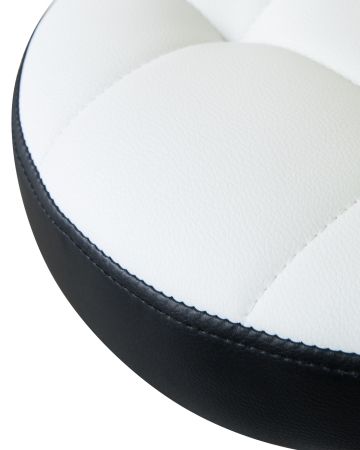 Табурет барный BRUNO бело-черный