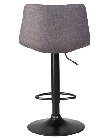 Набор 2 шт Стул барный TAILOR BLACK, серая ткань (188-55)