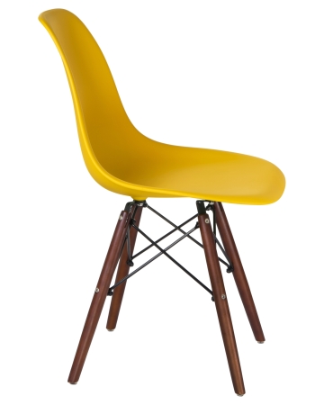 Стул обеденный LMZL-PP623 ножки темный бук сиденья желтый