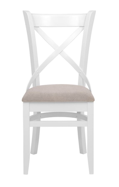 Стул "Hugo" белый, бежевый
