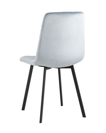 Стул Chilly велюр серо-голубой