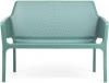 Диван пластиковый Net Bench бирюзовый