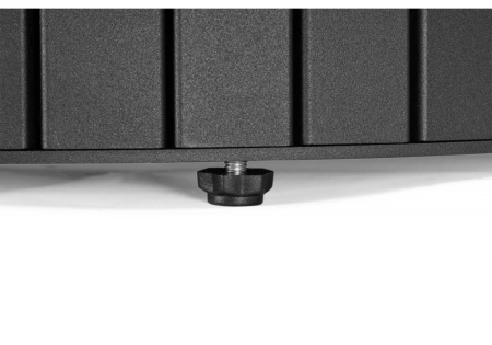 Керамический стол Гравент 90 carmen light grey, черный