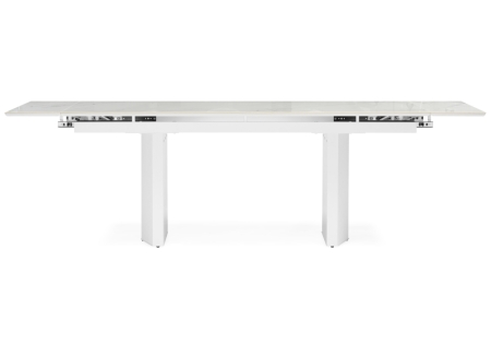 Керамический стол Монерон 200x100 дерево, белый