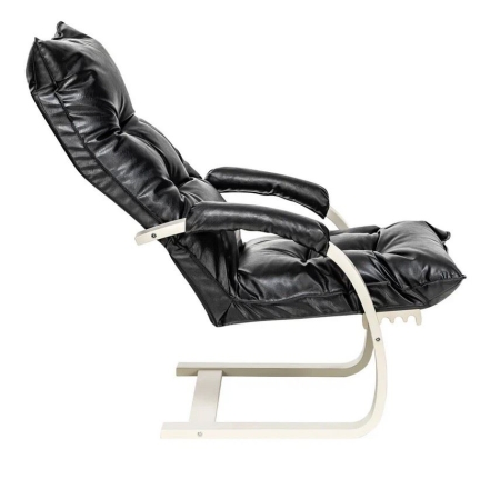 Кресло-трансформер Монако слоновая кость, экокожа Dundi 109