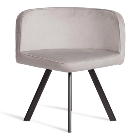 Комплект (стол, 4 стула) QUADRON (mod. PT14) серый