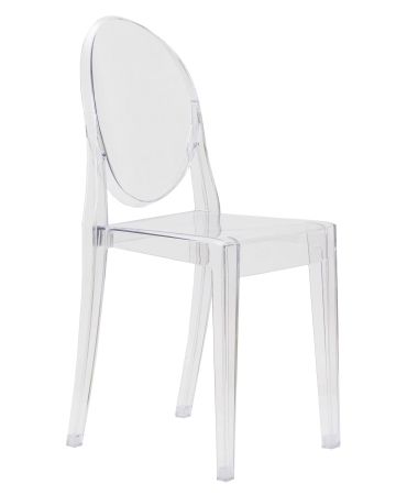 Стул обеденный VICTORIA GHOST прозрачный