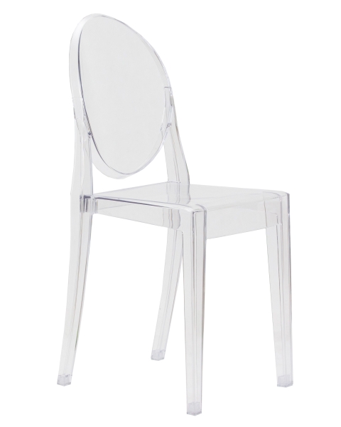Стул обеденный VICTORIA GHOST прозрачный