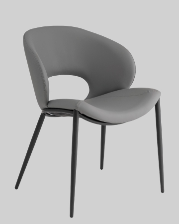 Стул Вивьен экокожа серый