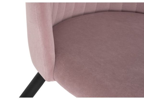 Стул Gabi 1 светло-фиолетовый, черный