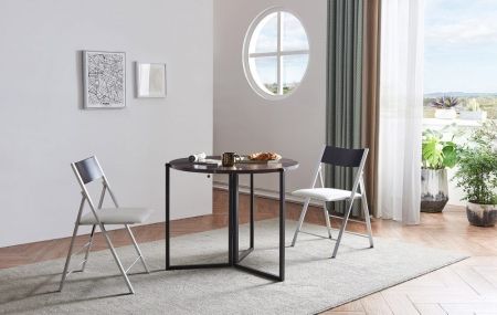 Складной стол B2389 D90 венге