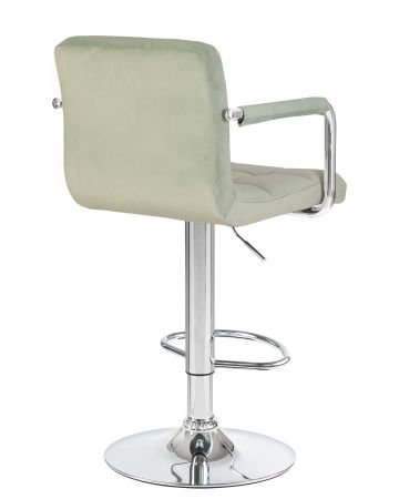 Стул барный KRUGER ARM мятный велюр MJ9-87