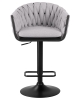 Набор 2 шт Стул барный LEON, серая ткань (LAR 275-17)