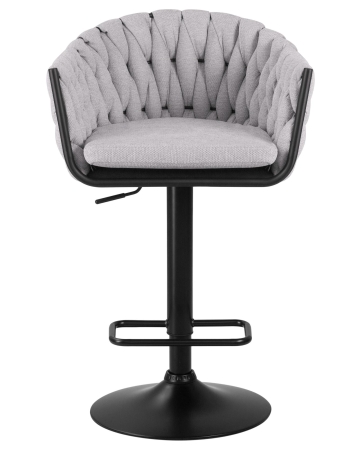 Набор 2 шт Стул барный LEON, серая ткань (LAR 275-17)