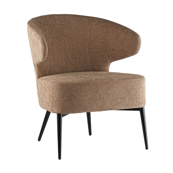 Кресло Робби букле капучино MOSS 292