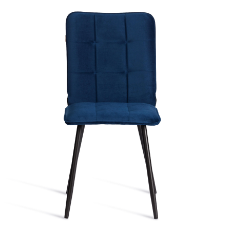 Стул обеденный Bari синий велюр
