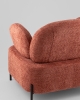 Кресло Кэнди ткань букле коралловый