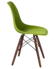 Стул обеденный LMZL-PP623 ножки темный бук сиденья салатовый