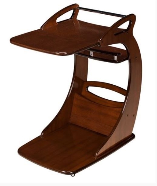 Подкатной столик "Фаворит" орех Вис